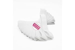 Dreamlover Elastici per Cucito 2,5cm x 5,5m, Elastico Bianco per Pantaloni