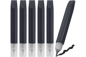 PATIKIL 6 Pack Suncatcher Paint Pens, Black Sun Catcher Paint Pens 10ML Each Stained Glass Window Art Kit For Painting Glass Pigment Crafts