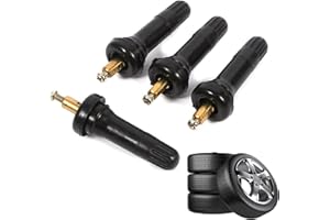 Valve de Pneu,Tige de Valve de Pneu,4 Pièces Capteur de Pression Valve,Valve Pneu Voiture,Capteurs de Pression Des Pneus,Syst