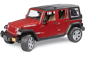 bruder 02525 - JEEP Wrangler Unlimited Rubicon, fuoristrada, veicolo, automobile