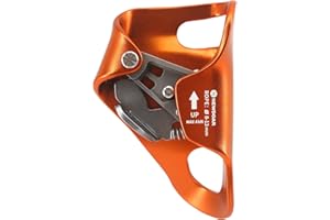 NewDoar Rock Climbing Chest Ascender Abdominal for Vertical Rope Climbing CE Certified Rope Clamp for 8~13MM Rope