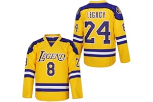 LEGEND 8 LEGACY24 Men's Legend 8 24 Movie Ice Hockey Jersey Stitched