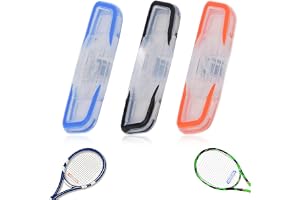 Tennisracketdämpare, 3 stlånga Remsor Hållbar Mjuk Tennisracketdämpare för att Minska Vibrationer