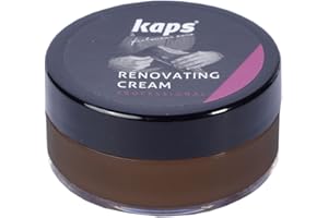 Crema Ristrutturante Riparatrice per Scarpe in Pelle Liscia e Borse, Copri Graffi e Screpolature, Kaps Renovating Cream, 10 colori