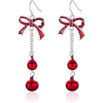 Eigso Coppia Di Orecchini A Nappa 4 Strati Colorati – 9 Paia, Design A Albero Di Natale, Leggeri E Comodi, Regalo Per Donne E Amiche