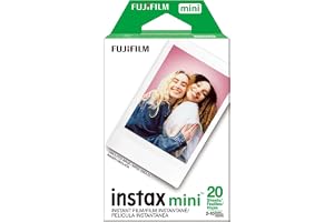 Fujifilm INSTAX Mini Instant Film 2 Pack = 20 Sheets (White) for Fujifilm Mini 8 & Mini 9 Cameras