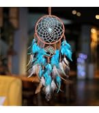 Acchiappasogni Grande Fai Da Te 30cm Con 26 Piume Di Struzzo - Decorazione Murale Boho Fatto A Mano Con Cristalli E Anello In Acciaio, Porta Fortuna Per Camera Da Letto E Dormitorio