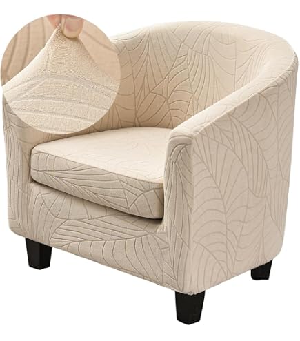 ZRCYXDW 2 Pièces Housse De Fauteuil Club Élastique Imprimée - Antidérapante Lavable Pour Canapé
