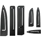 Duozea 6 Pieces Universal Plastic Case Protective Knife Protectors for Knives Placed in Drawers of Cabinets