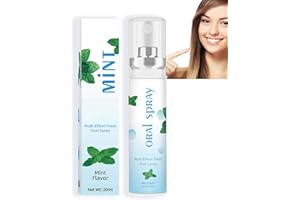 QINZIEN Dry Mouth Flavoured Spray,Breath Freshener Spray,Oral Care Spra/y,Fresh Breath S/Pray,Mouth SPR/ay,Dry Mo/uth Relief,Brea/th Freshener,D/ry Mo/uth SPR/ay,BRE/ath Sp/ray for Bad BRE/ath(Mint Flavor)
