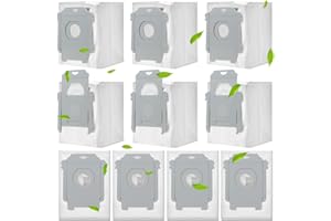Rebirthcare 10 bolsas aspiradoras compatibles con irobot para roomba i7 i7+ i7 plus s9 s9+ i3 i3+ i4 i4+ i6 i6+ i8 i8+ j7 j7+ e5 e6 e7, para todos los modelos clean base de las series i/s/j