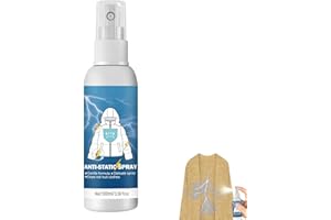 Jomewory Spray Antistatico Eliminatore di Elettricità Statica Spray per Vestiti Spray Antistatico Naturale Rimuove Rapidamente L'elettricità Statica per Abbigliamento, Tessuti, Mobili E Auto, 100 L