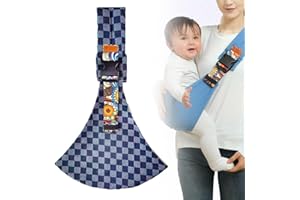 GRFFZX Wildride Toddler Carrier, 2024 New Adjustable Baby Sling Carrier Newborn to Toddler, Portable Lightweight Non-Slip Hip Seat Carrier, Carrying 10-60 lbs (Blue-A)