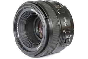 YONGNUO NAMVO YONGNUO YN50 50mm F1.8 Lente Objetivo (Apertura F/1.8) para Nikon DSLR Cámara Fotografía, Enfoque Automático de Gran Apertura + NAMVO difusión