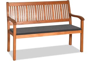 ‎ORUMRUD Orumrud 3CM Dicke Bankauflage Bankkissen mit Abnehmbarem Bezug,120x55x3cm rutschfeste Sitzkissen Sitzauflage Bank Sitzpolster Bankpolster Waschbare Stuhlkissen Gartenbank,Kaffee Grau