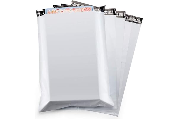 Switory 100pc 48.3cmx61cm Grands Sacs d'expédition Plastique Blanc, des Enveloppes d'expédition, des Sacs d'affichage Pour l'emballage