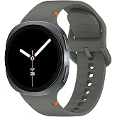 Samsung Galaxy Watch 8 / Watch 8 Classic ve 2025 Serisi 40 mm / 44 mm / 46 mm İ&ccedil;in 20 mm Su Ge&ccedil;irmez Yumuşak Silikon Spor Kay