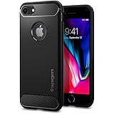 Spigen Rugged Armor, Designed for iPhone 7/8 Case, Original Design Patent Flexible Case for iPhone 7/8 - Black