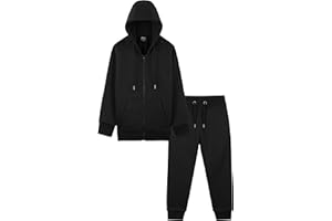CityComfort Tuta Bambino Felpa Zip Con Cappuccio e Pantaloni Tuta Abbigliamento Sportivo per Ragazzi