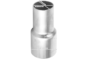 BEDIFFER Adaptador de tubo de escape ,adaptador de tubo de escape universal ,conector reductor ,acero inoxidable ,2 pulgadas de diámetro exterior a 1 , 5 pulgadas de diámetro exterior