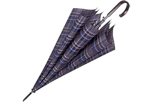 PERLETTI Ombrello automatico Golf Quadri 114 cm 3 Colori, multicolore, único