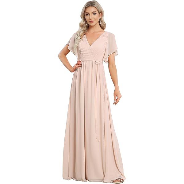 Ever-Pretty ES01749 Jurk voor trouw, gast, dames, lang