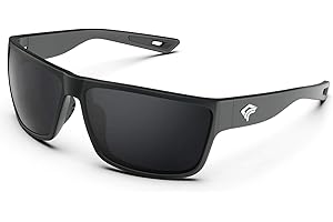 TOREGE Occhiali da sole sportivi polarizzati per Uomo Donna e donna Occhiali da sole da pesca da golf da ciclismo