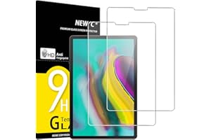 NEW'C 2 Piezas, Protector Pantalla para Samsung Galaxy Tab S6/S5e 10,5 Pulgadas 2019, Antiarañazos, Cristal Templado Ultra Resistente