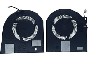 Rangale CPU & GPU Cooling Fan for Dell Precision 7530 M7530 7540 P74F DC5V Series Laptop NS85C13-17G24 NS85C12-17G23 MG75090V1-C170-S9A MG75090V1-C160-S9A