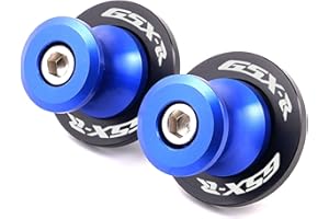 ZESIDIMO pour Suzuki GSXR 600 750 1000 GSX R 600 750 1000 1998-2023 2022 accessoires moto CNC 8MM Bobines Bras oscillant vis de Supports (Bleu)