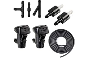 CLICK&FIT 2 Stück Frontscheiben-Sprühdüsen, Unterlegscheiben-Sprühstrahl-Set Ersatz für Chevrolet S-10, GMC S15 Sonoma, GMC S15 Jimmy, Oldsmobile Bravada ersetzt OE# 15727144