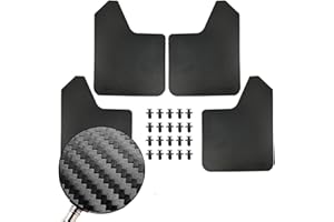 XUKEY For Focus ST RS SE Mk2 Mk2.5 MK3 Mk3.5 MK4 Carbon Fiber Effect Set Mud Flaps Mudflaps Splash Guards Mudguards Fender Front Rear