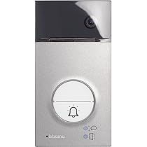 BTICINO, 2-draads video-/audio deurstation LINEA 3000 met transponder voor deuropening, groothoek-kleurencamera en ledverlichting, 1- of 2-gezinshuis, beschermingsklasse IP54, slagvastheid IK10