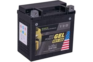 ‎INTACT intAct - Gel HVT-03 MOTORRADBATTERIE - Motorrad Batterie perfekt für Harley Davidson & andere hubraumstarke 2-Zylinder. Bike-Power GEL-HVT-03, YTX14L-BS, 12V Batterie, 14 AH, 255 A. 150x87x145mm