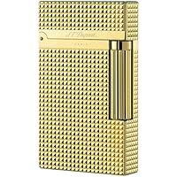 S.T. Dupont Line 2 Lighter Diamond Point Gold Finish