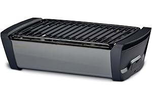 Enders Aurora Barbacoa carbon sin humo – Barbacoa pequeña con tecnología aireación, Bbq carbon con batería y conexión powerbank – Barbacoa de carbon para balcón, picnic y camping Gris #1364