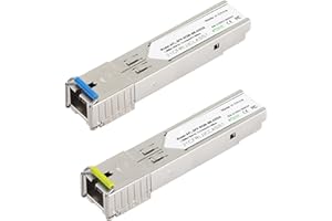 CERRXIAN 1.25G Single Mode BIDI SFP SC Module Fiber Transceiver,SFP-WDM-SM,3KM SC Tx1550nm/Rx1310nm-1 Pair