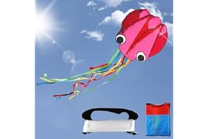 Hillylolly Ośmiornica latawiec duży, latawiec dla dzieci, latawiec