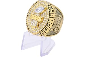 guancrown 2025 Fantasy Football Championship Ring Award Prize Trophy Sports Winner FFL Champion Ring