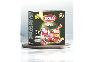 KOZA granadas bebida instantánea en polvo Stick envuelto individualmente paquete de 50 | Polvo para bebida caliente o fría | Té Turco | polvo de té helado | té frío | te de frutas