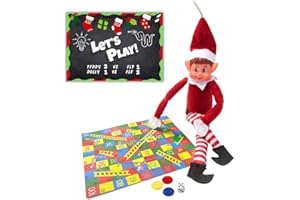 JUST A LITTLE SOMETHING Elf Props | Accesories | Christmas Elf | Ideas | Elf Pack | Elf Arrival | Ideas Pack (Snakes & Ladders)
