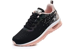 FLARUT Mujer Zapatos para Correr en Asfalto Aire Libre y Deportes Zapatillas de Running Padel para Calzado Gimnasia