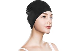 KULAMO Bonnet de Bain pour Femmes et Hommes Cheveux Long – 100% Silicone – Extensible Confortable, Bonnet de Bain Qualité Supérieure – Bonnet Piscine Unisexe Cheveux Long Disponible en Plusieurs Couleurs
