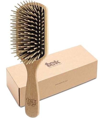 Petite Brosse Ovale En Crin De Cheval Professional's Choice - Bois W225
