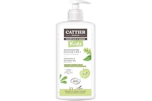 Cattier Kids Shampoing Douche 2en1 Parfum Pomme Verte Bio 500 ml