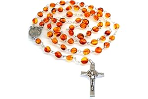 Ambermilana Baltischer Bernstein Rosenkranz Gebetskette Handarbeit