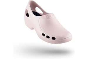 WOCK EVERLITE Open, Zapato Lavable e Muy Ligero, Zueco Sanitario de Trabajo antiestático, Calzado Mujer e Hombre con protección contra liquidos