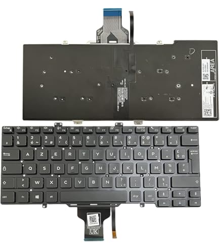 Clavier AZERTY Français Rétroéclairé Pour PC Portable Dell Latitude