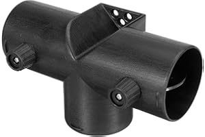 Thapncow 75-mm-T-förmiger Rohranschluss, Zubehör für Lufterhitzer-Diesel-Standheizung, Dreiwege-Luftauslass, T-förmiges Dreiwege-Lufterhitzer-Zubehör