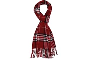LORENZO CANA - Echarpe - À Carreaux - Homme rouge